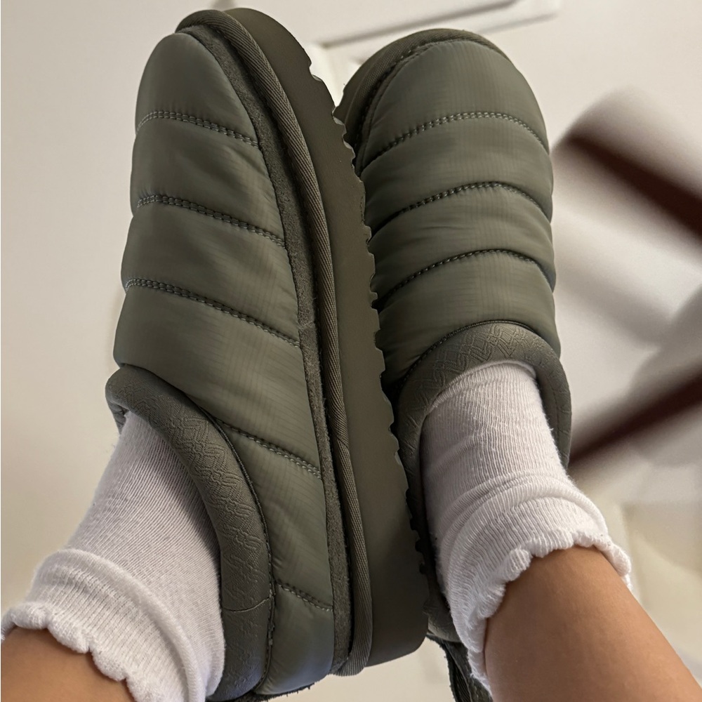 Moss Green UGG Tasman LTA slippers